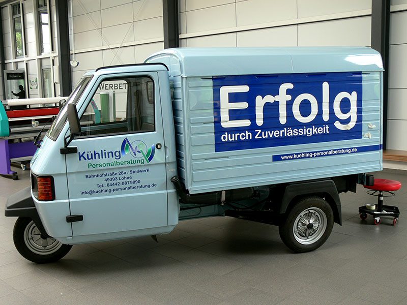 Fahrzeugbeschriftung Kühling Personalberatung